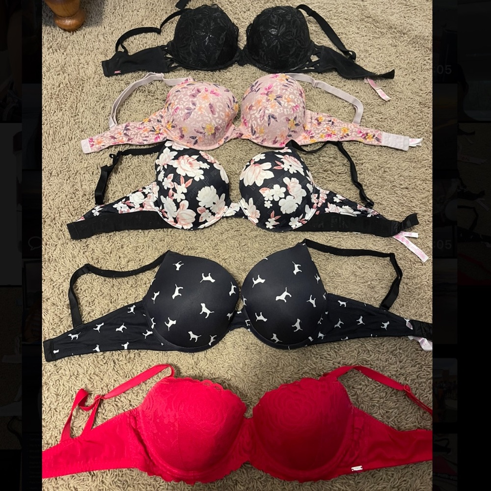 Victoria’s Secret/ PINK bras $15 each